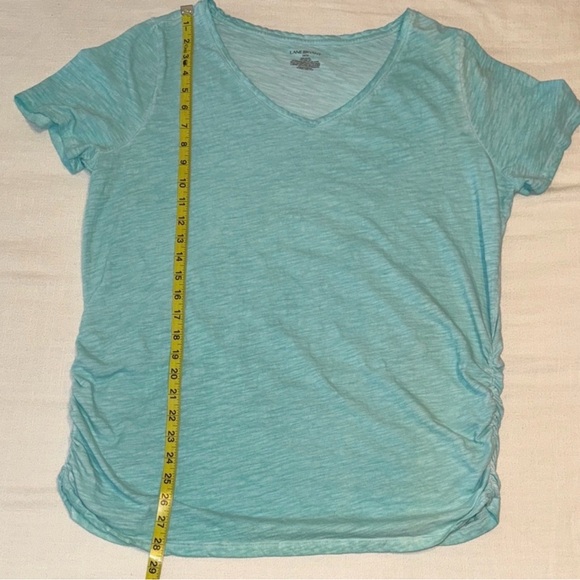 👚Lane Bryant Women’s V-Neck Tee Bundle - Turquoise & Pink, Size 14/16 - Picture 7 of 11